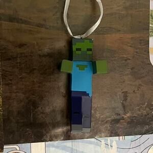 Minecraft zombie ornament single